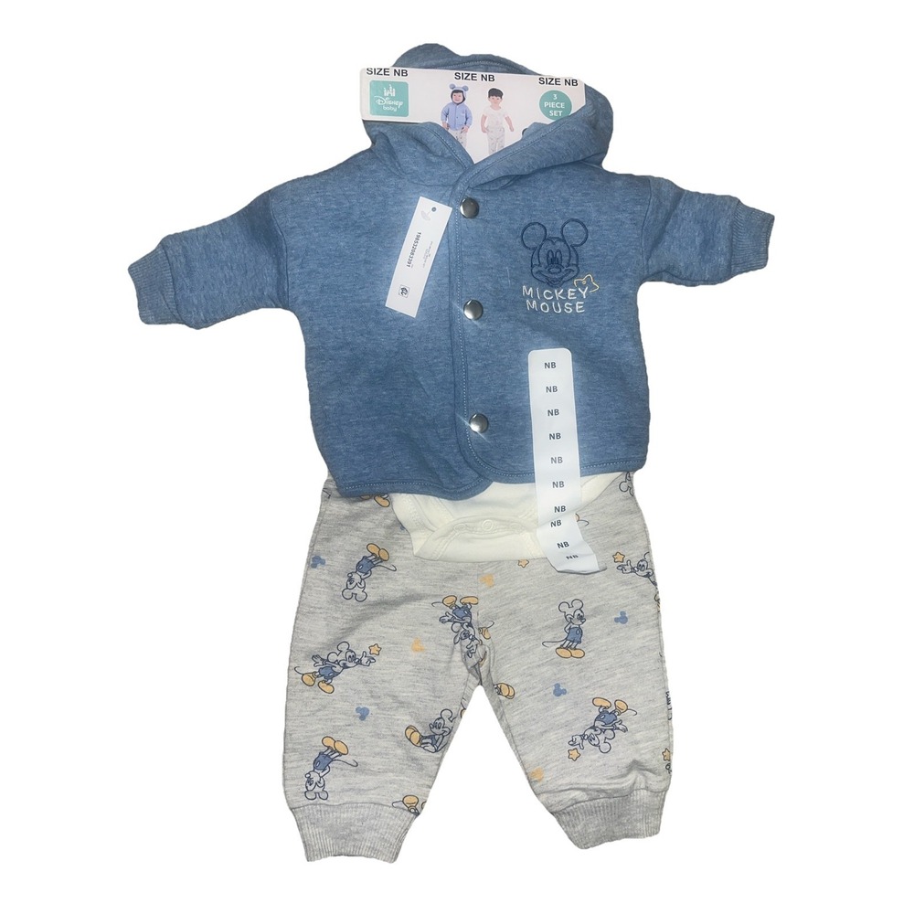 NWT DISNEY Baby Mickey Mouse 3 Piece‎ Set 9M